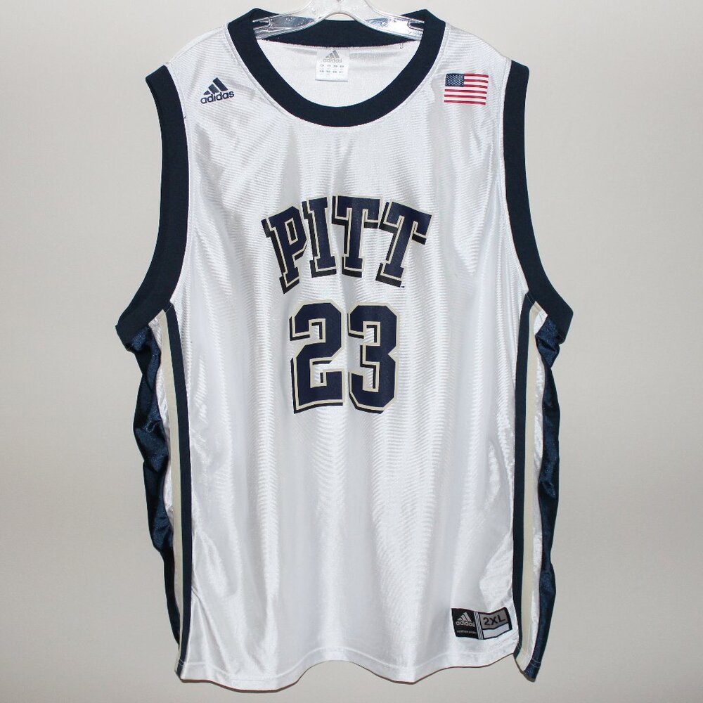 player issue? vintage Adidas Pittsburgh Panthers #23 home jersey NCAA Korea made